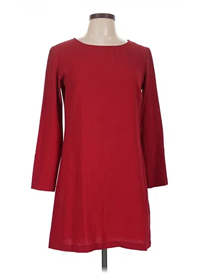 Pre-owned American Apparel Casual Dress In Burgundy