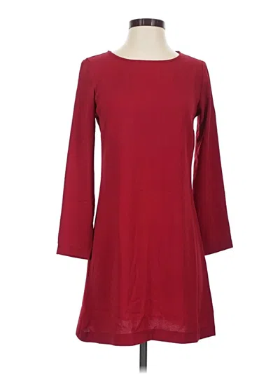 Pre-owned American Apparel Casual Dress In Burgundy