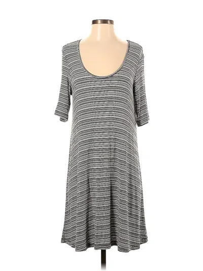 Pre-owned American Apparel Casual Dress In Gray