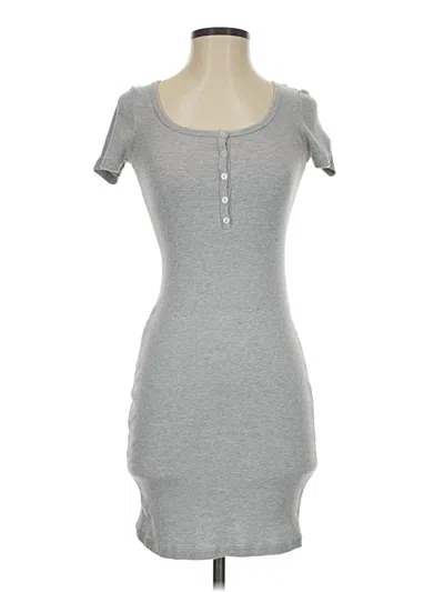 Pre-owned American Apparel Casual Dress In Gray