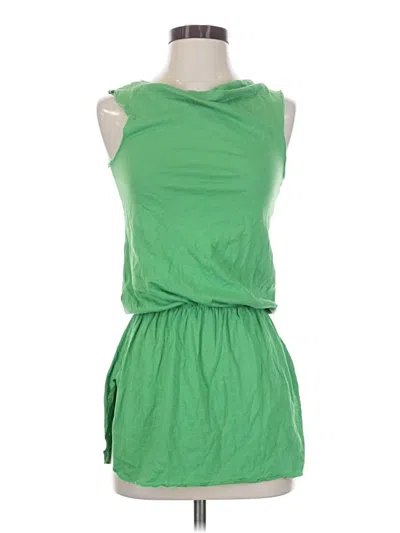 Pre-owned American Apparel Casual Dress In Green
