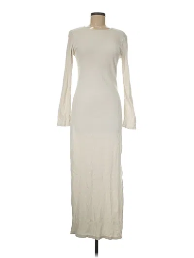 Pre-owned American Apparel Casual Dress In Ivory
