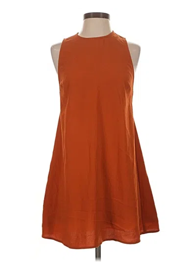 Pre-owned American Apparel Casual Dress In Orange