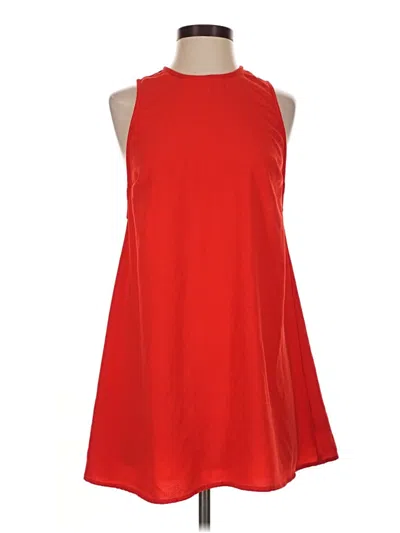 Pre-owned American Apparel Casual Dress In Red