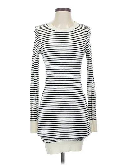 Pre-owned American Apparel Casual Dress In White