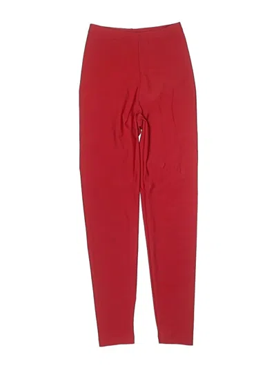 Pre-owned American Apparel Kids' Casual Pants In Red