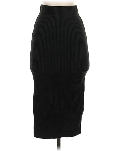 Pre-owned American Apparel Casual Skirt In Black