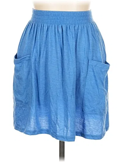Pre-owned American Apparel Casual Skirt In Blue