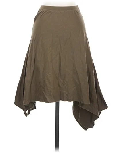 Pre-owned American Apparel Casual Skirt In Brown