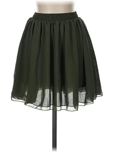 Pre-owned American Apparel Casual Skirt In Green