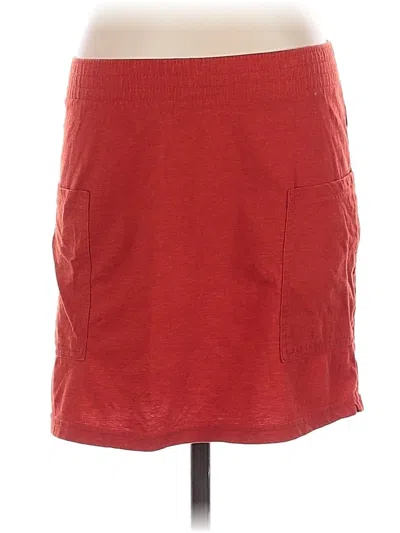 Pre-owned American Apparel Casual Skirt In Orange
