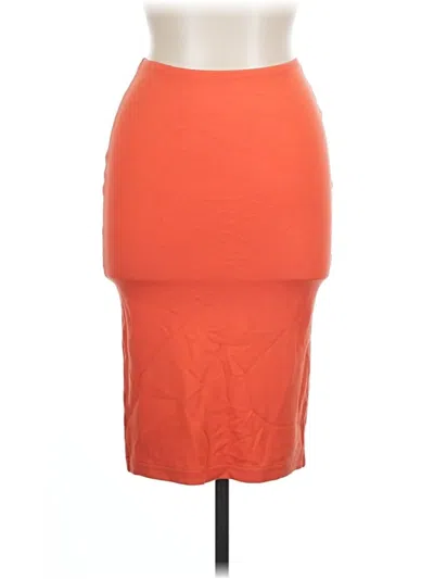 Pre-owned American Apparel Casual Skirt In Orange