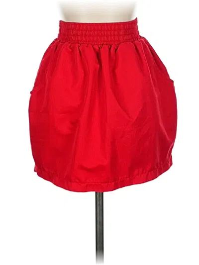 Pre-owned American Apparel Casual Skirt In Red