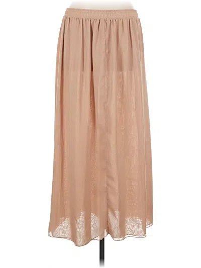 Pre-owned American Apparel Casual Skirt In Tan