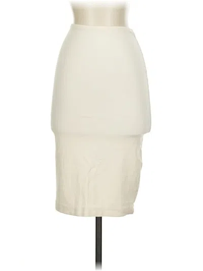 Pre-owned American Apparel Casual Skirt In White