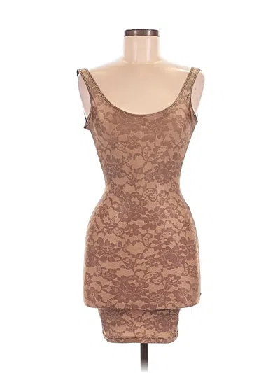 Pre-owned American Apparel Cocktail Dress In Brown