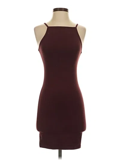 Pre-owned American Apparel Cocktail Dress In Burgundy