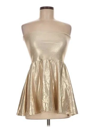 Pre-owned American Apparel Cocktail Dress In Gold