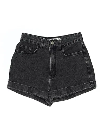 Pre-owned American Apparel Denim Shorts In Black