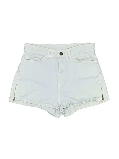 Pre-owned American Apparel Denim Shorts In Blue