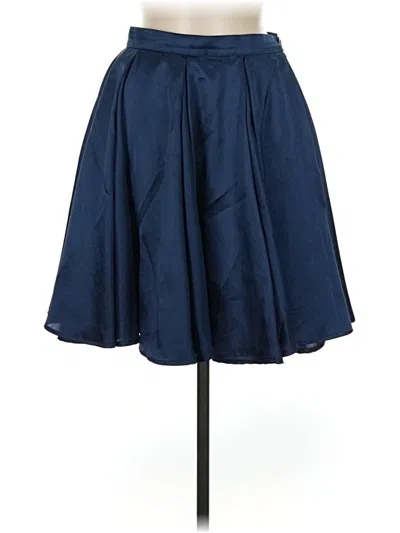 Pre-owned American Apparel Formal Skirt In Blue