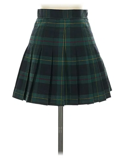 Pre-owned American Apparel Formal Skirt In Green