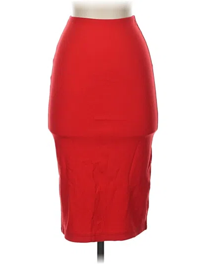 Pre-owned American Apparel Formal Skirt In Red