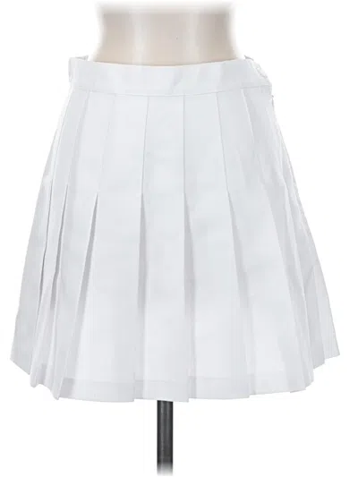 Pre-owned American Apparel Formal Skirt In White