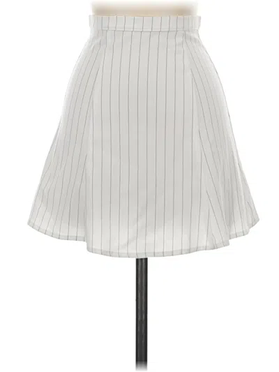 Pre-owned American Apparel Formal Skirt In White