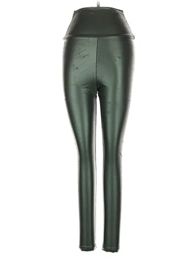Pre-owned American Apparel Leggings In Green