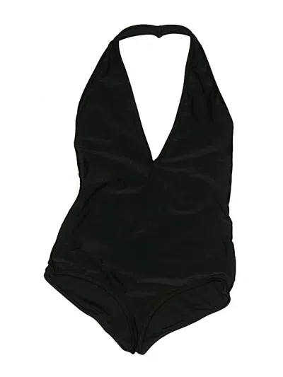 Pre-owned American Apparel One Piece Swimsuit In Black