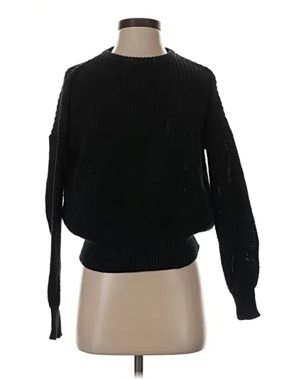 Pre-owned American Apparel Pullover Sweater In Black