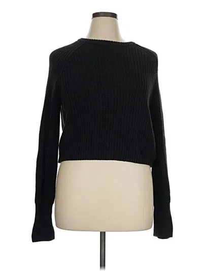 Pre-owned American Apparel Pullover Sweater In Black