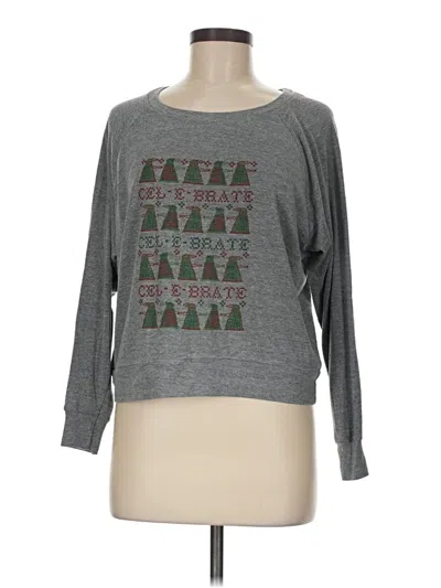 Pre-owned American Apparel Pullover Sweater In Gray