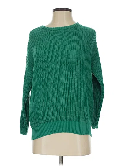 Pre-owned American Apparel Pullover Sweater In Green