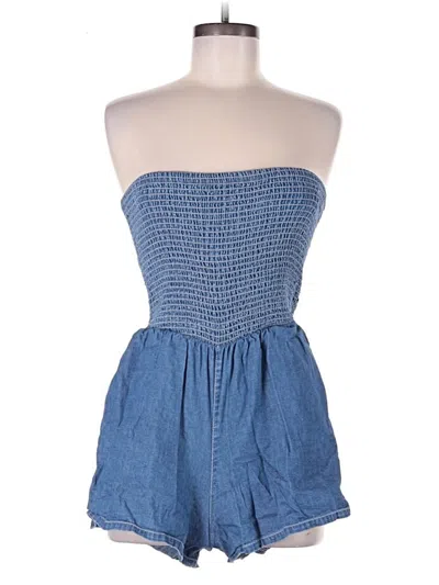 Pre-owned American Apparel Romper In Blue