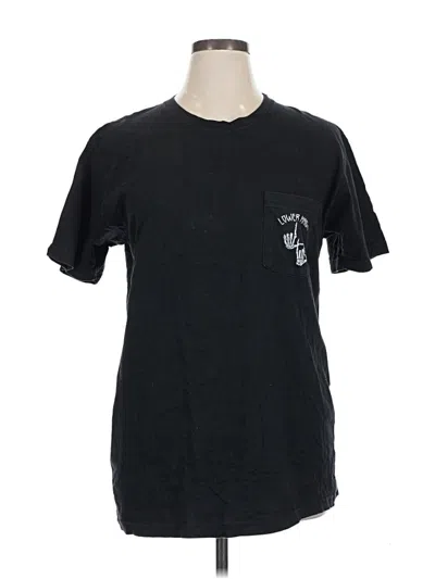 Pre-owned American Apparel Short Sleeve T-shirt In Black
