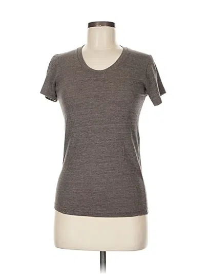 Pre-owned American Apparel Short Sleeve T-shirt In Gray