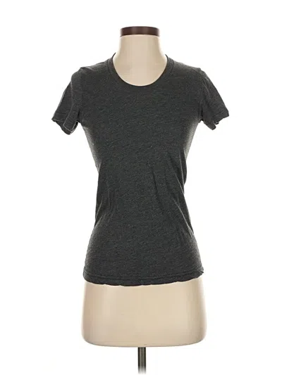 Pre-owned American Apparel Short Sleeve T-shirt In Gray