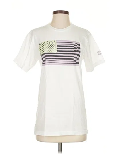 Pre-owned American Apparel Short Sleeve T-shirt In White