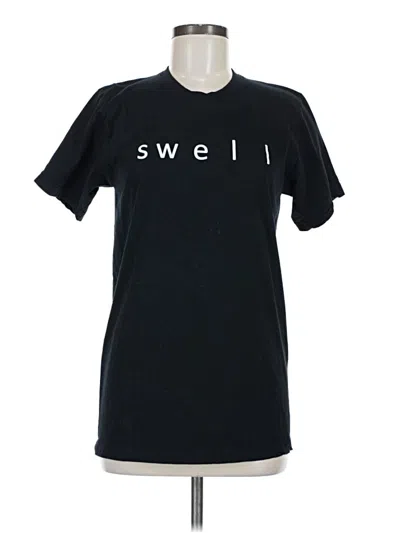 Pre-owned American Apparel Short Sleeve T-shirt In Black