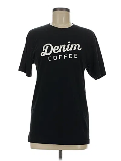 Pre-owned American Apparel Short Sleeve T-shirt In Black