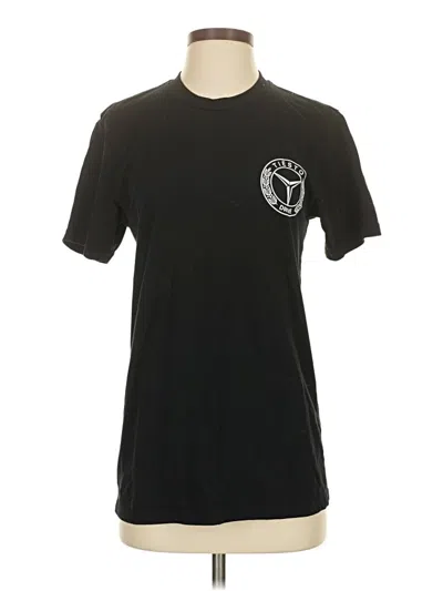Pre-owned American Apparel Short Sleeve T-shirt In Black
