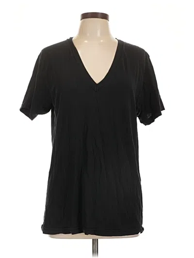 Pre-owned American Apparel Short Sleeve T-shirt In Black