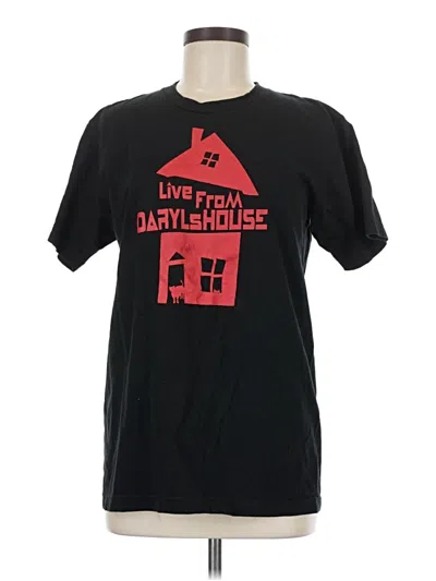 Pre-owned American Apparel Short Sleeve T-shirt In Black