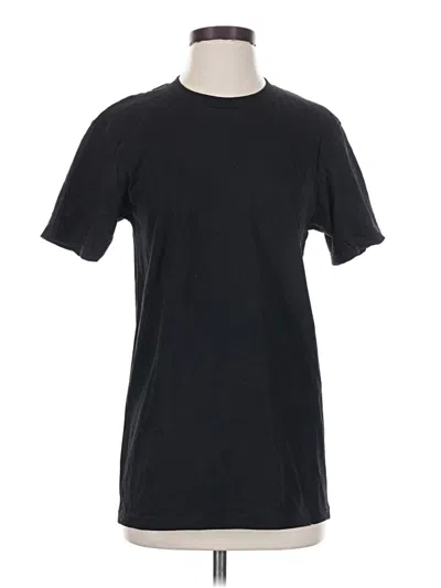 Pre-owned American Apparel Short Sleeve T-shirt In Black