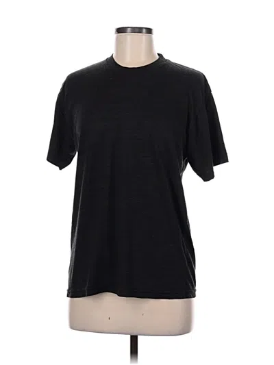 Pre-owned American Apparel Short Sleeve T-shirt In Black