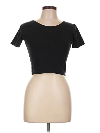 Pre-owned American Apparel Short Sleeve T-shirt In Black