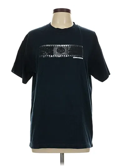 Pre-owned American Apparel Short Sleeve T-shirt In Black