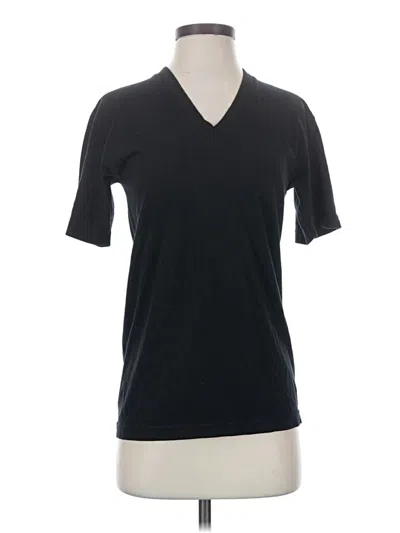 Pre-owned American Apparel Short Sleeve T-shirt In Black